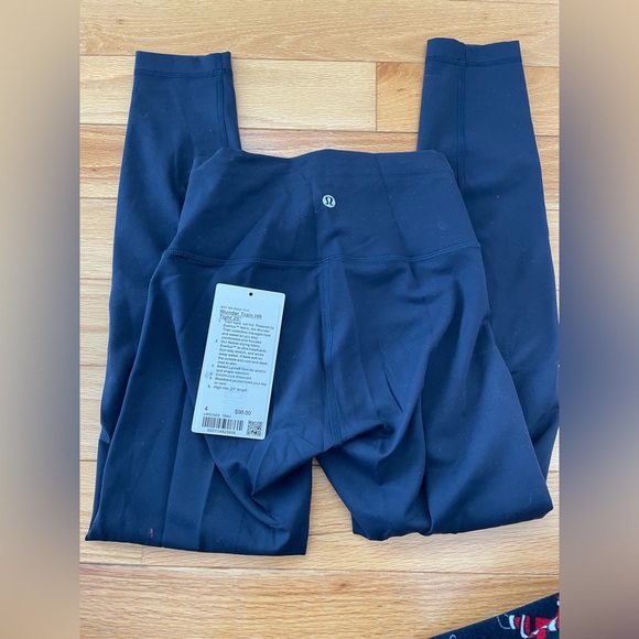 LULULEMON WUNDER UNDER TRAIN HR TIGHT 25’ SIZE 4 - Picture 2 of 2